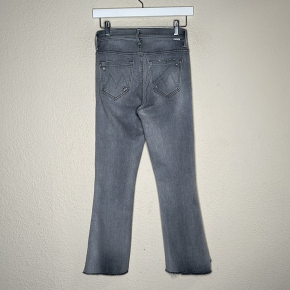 Mother The Insider Crop Step Fray Best Left in the Shadows Jeans Size 24 - Picture 9 of 12